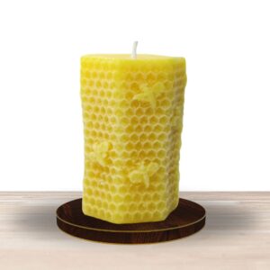 honey bee hive candle