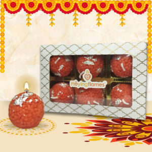 Motichoor laddoo candle