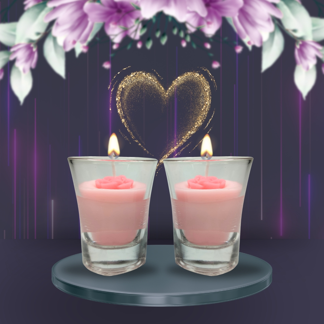 shot glass candles